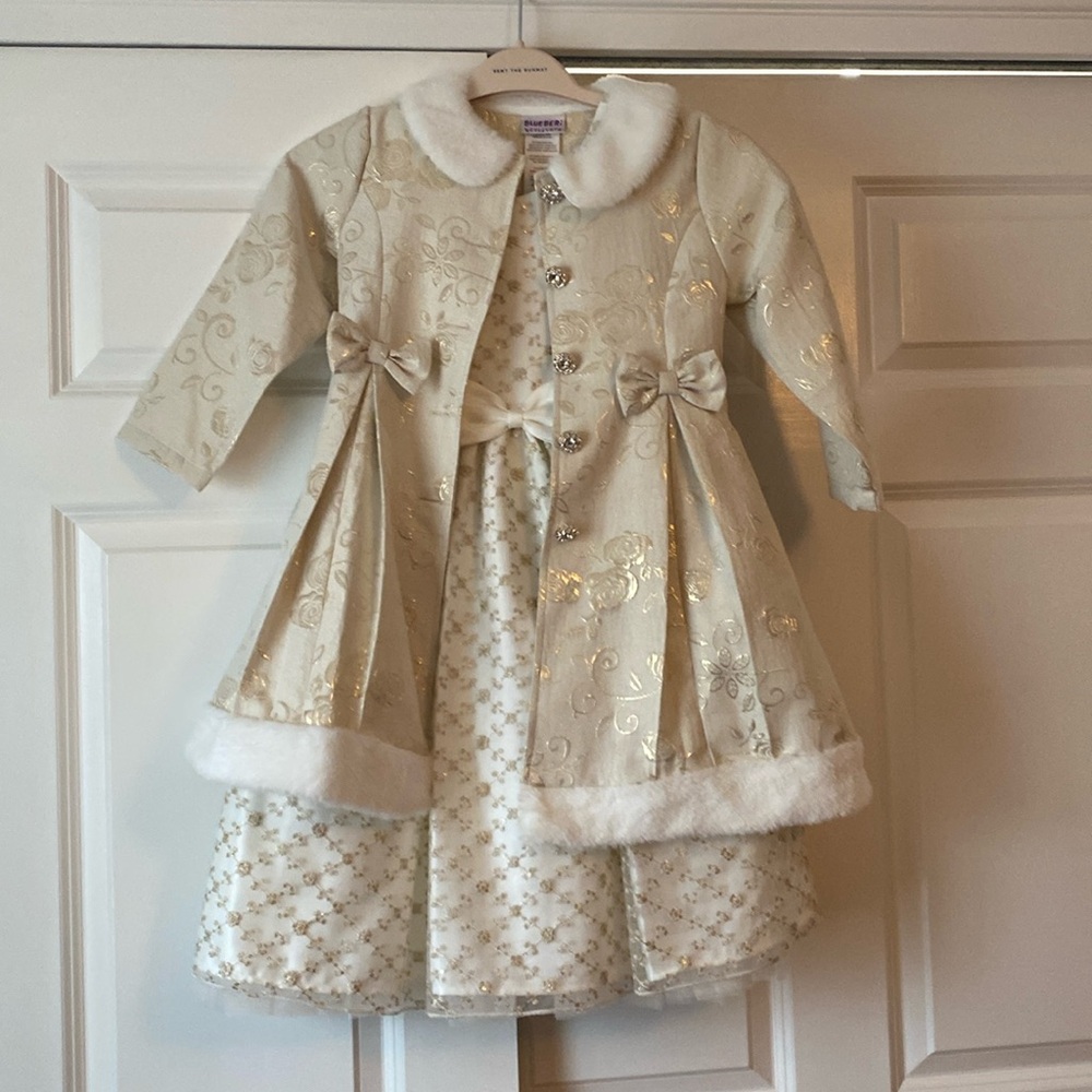 Blueberries blvd gold dress